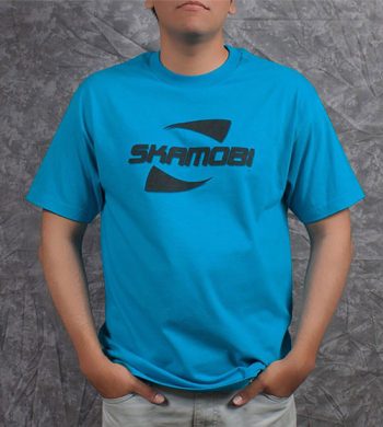 Men's Blue Crew Neck T-shirt
