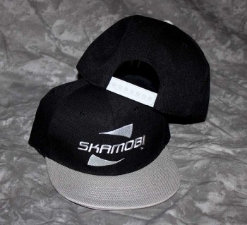 Black/Grey Snapback Cap