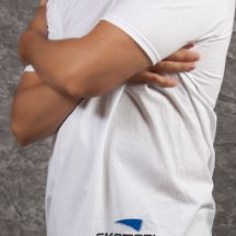 Men's White V-neck T-shirt